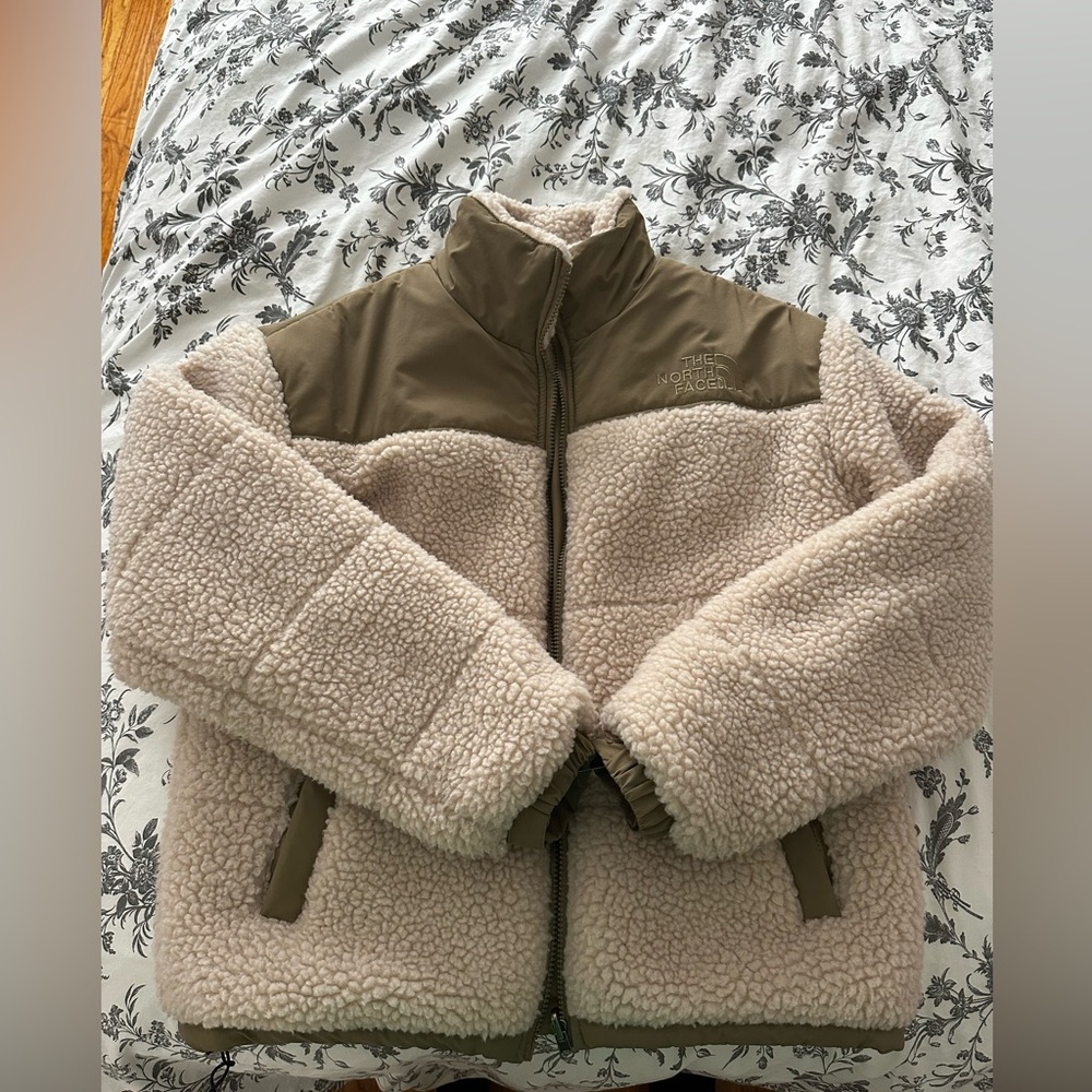 The North Face Nuptse high pile down puffer jacket